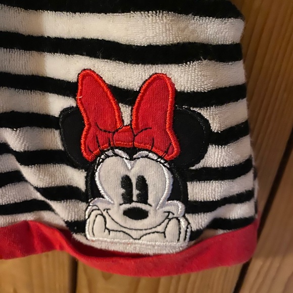 Disney Store Black and White Striped Romper with Red Details - Picture 2 of 6